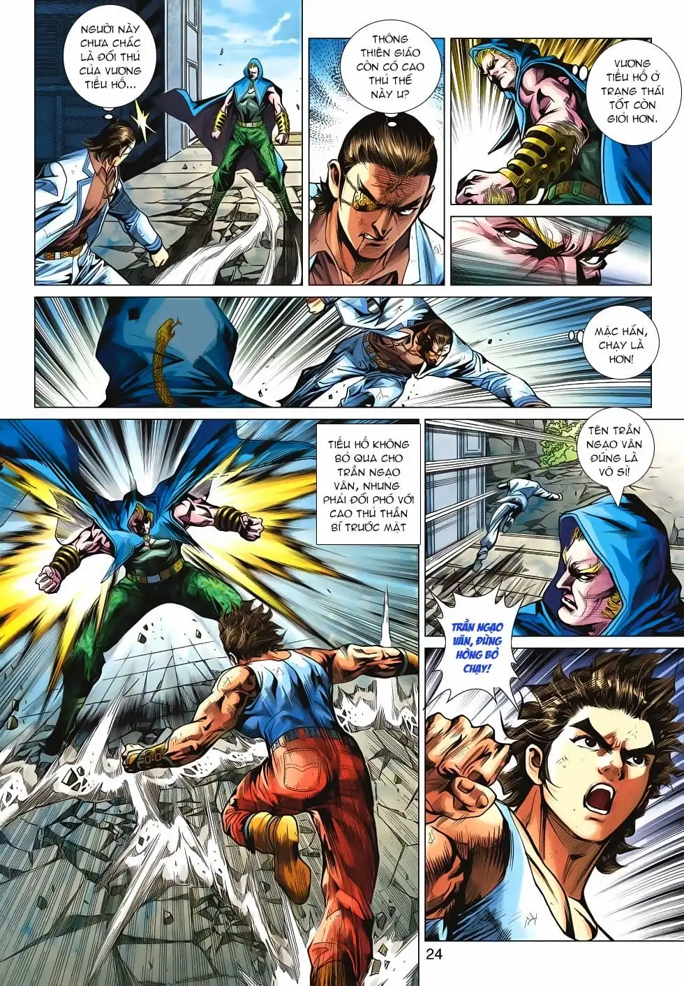 Truyện Tranh Tân Tác Long Hổ Môn trang 4