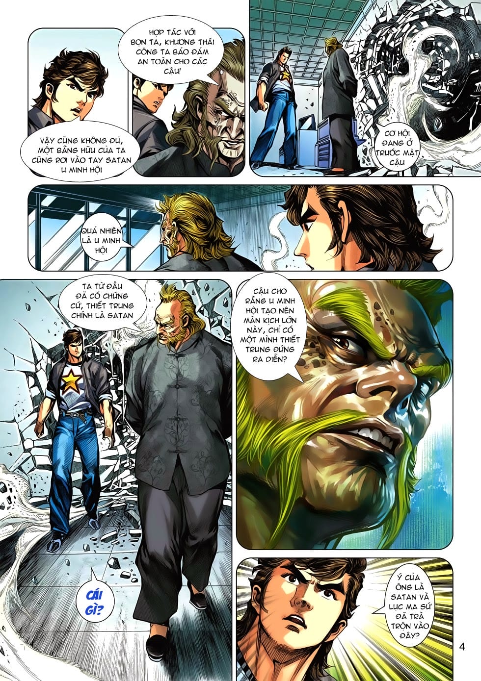 Truyện Tranh Tân Tác Long Hổ Môn trang 4
