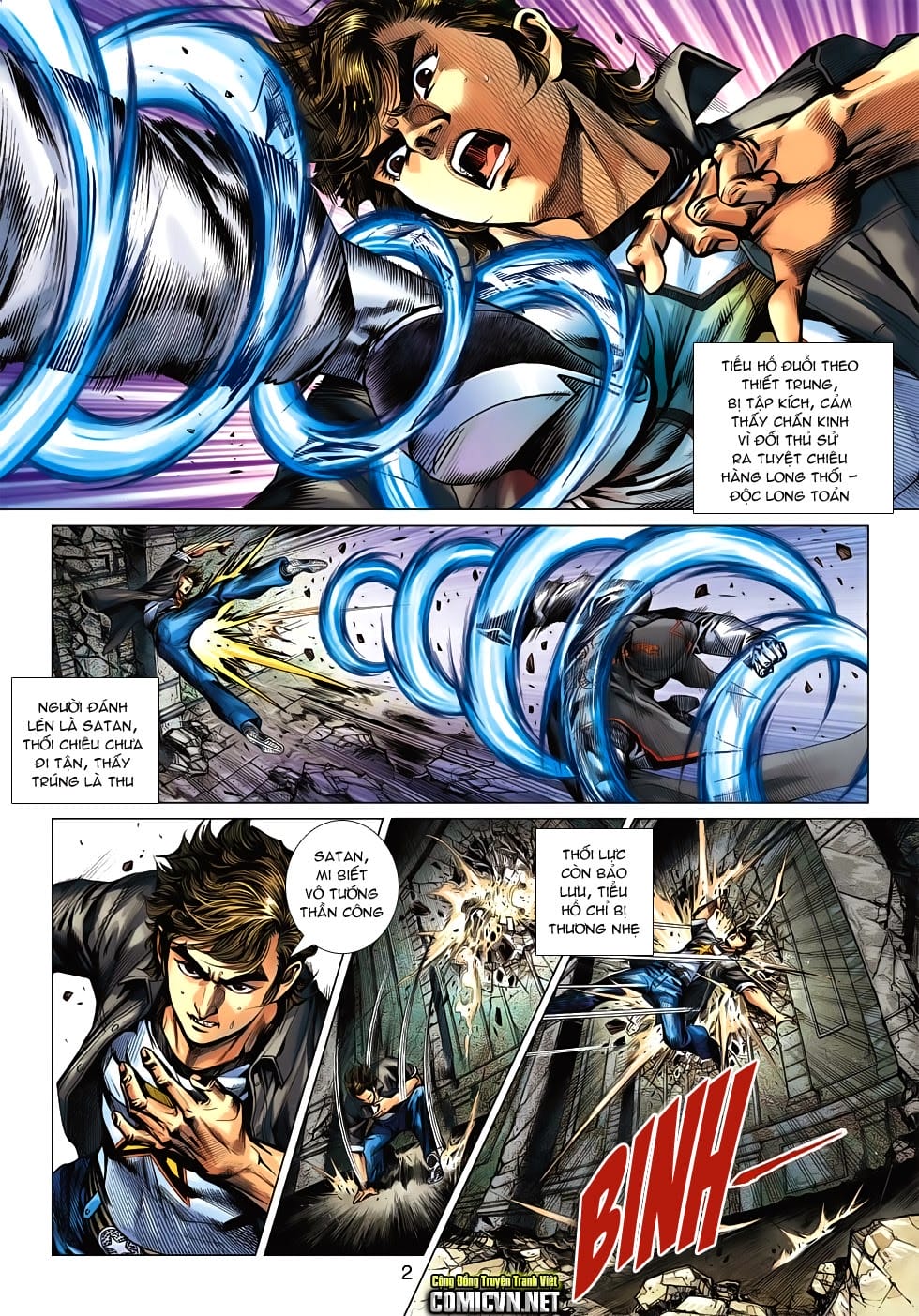 Truyện Tranh Tân Tác Long Hổ Môn trang 4