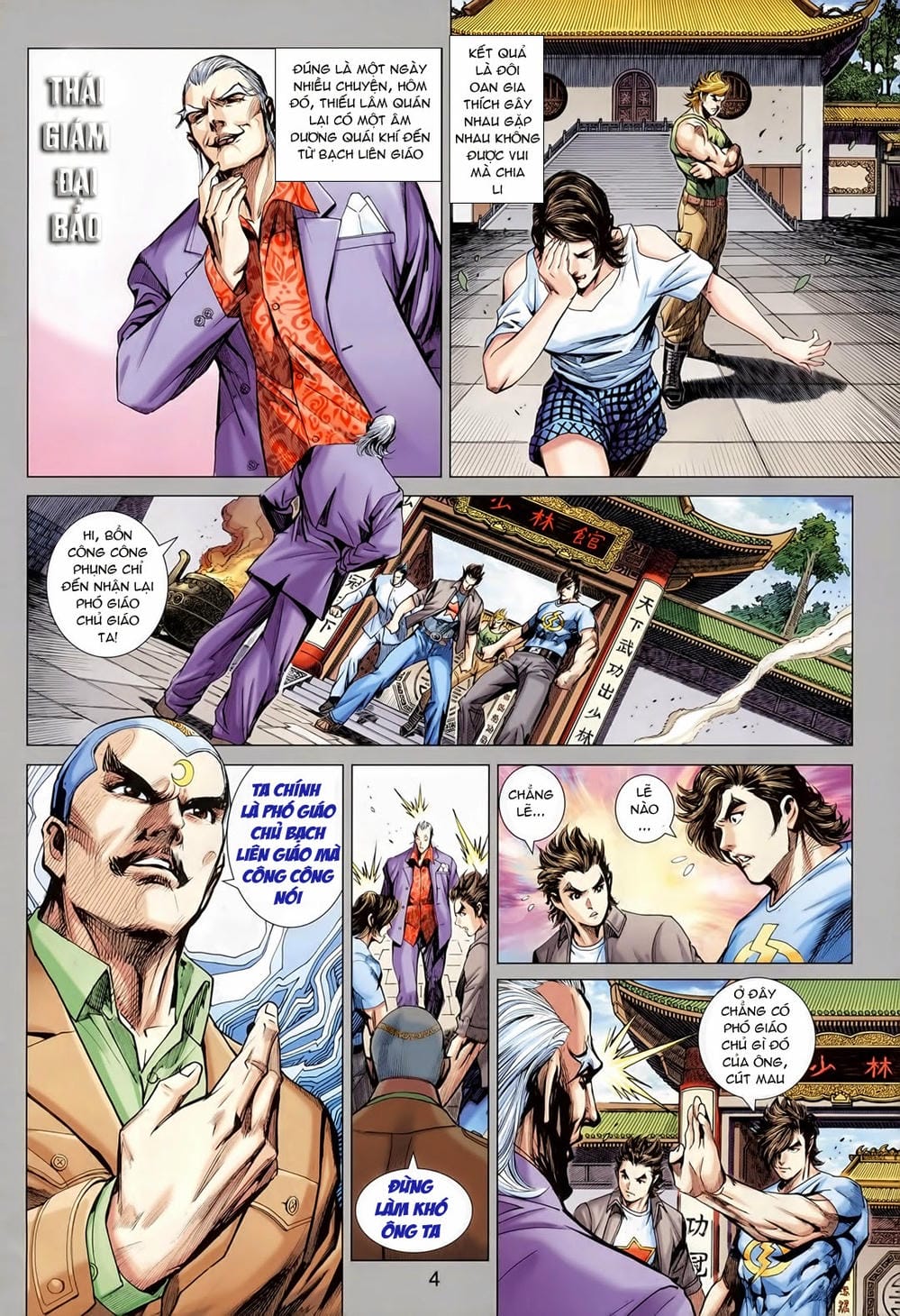 Truyện Tranh Tân Tác Long Hổ Môn trang 4
