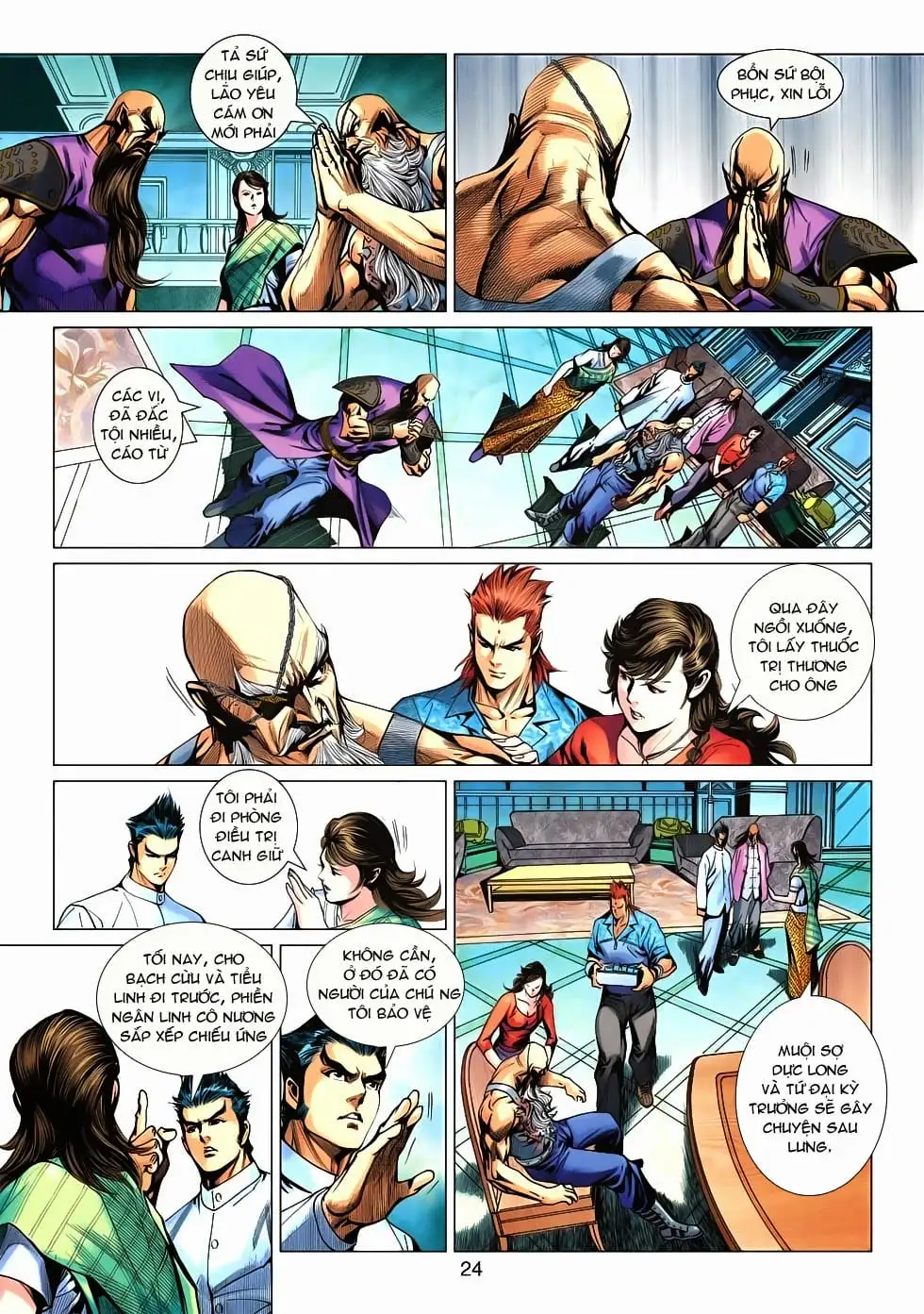 Truyện Tranh Tân Tác Long Hổ Môn trang 4