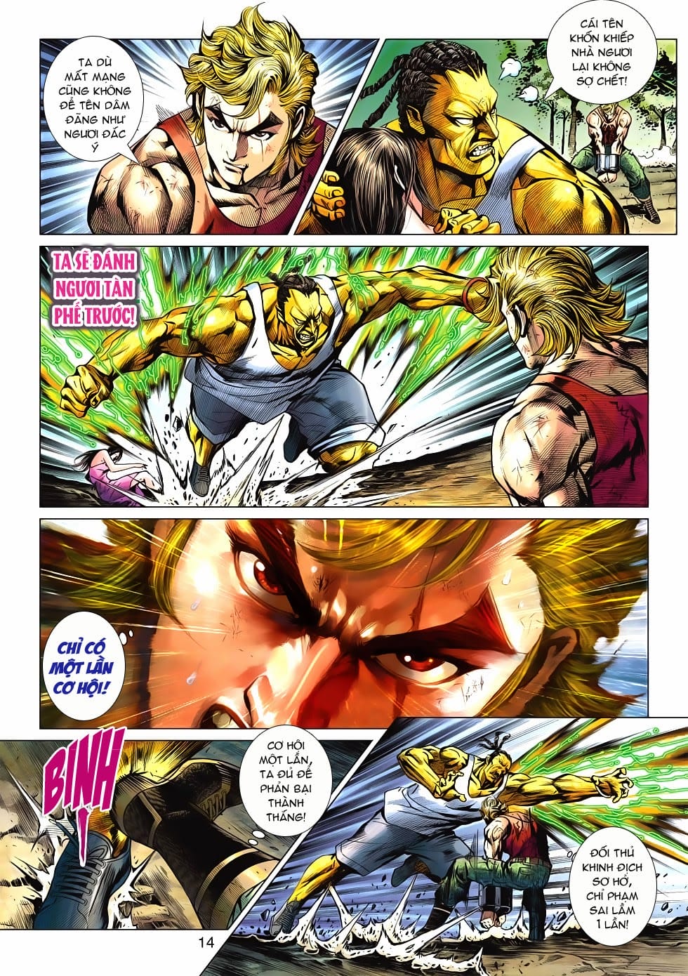 Truyện Tranh Tân Tác Long Hổ Môn trang 4