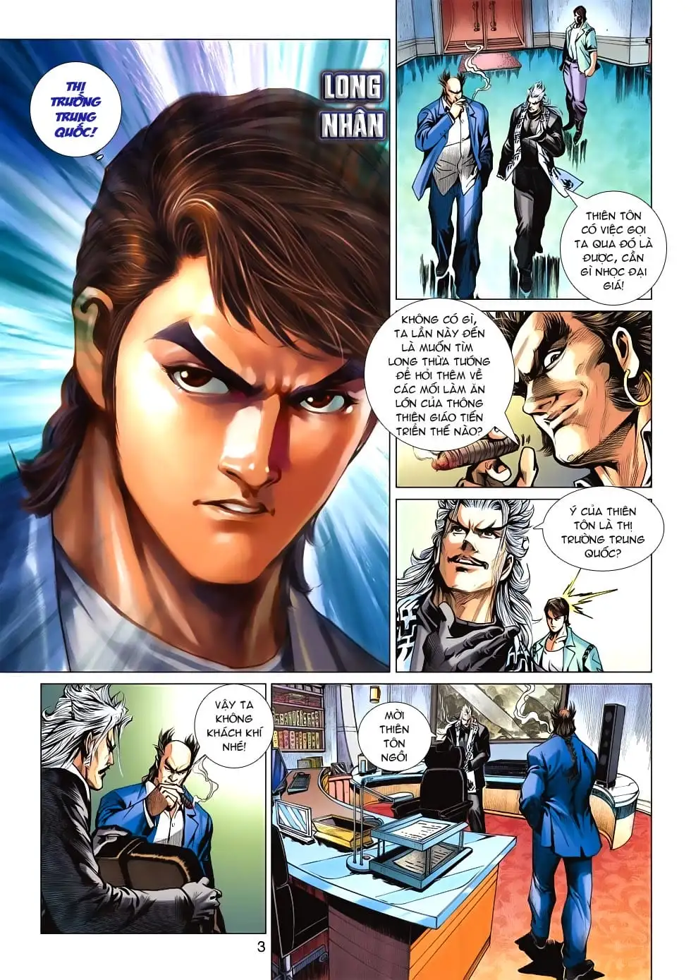 Truyện Tranh Tân Tác Long Hổ Môn trang 4