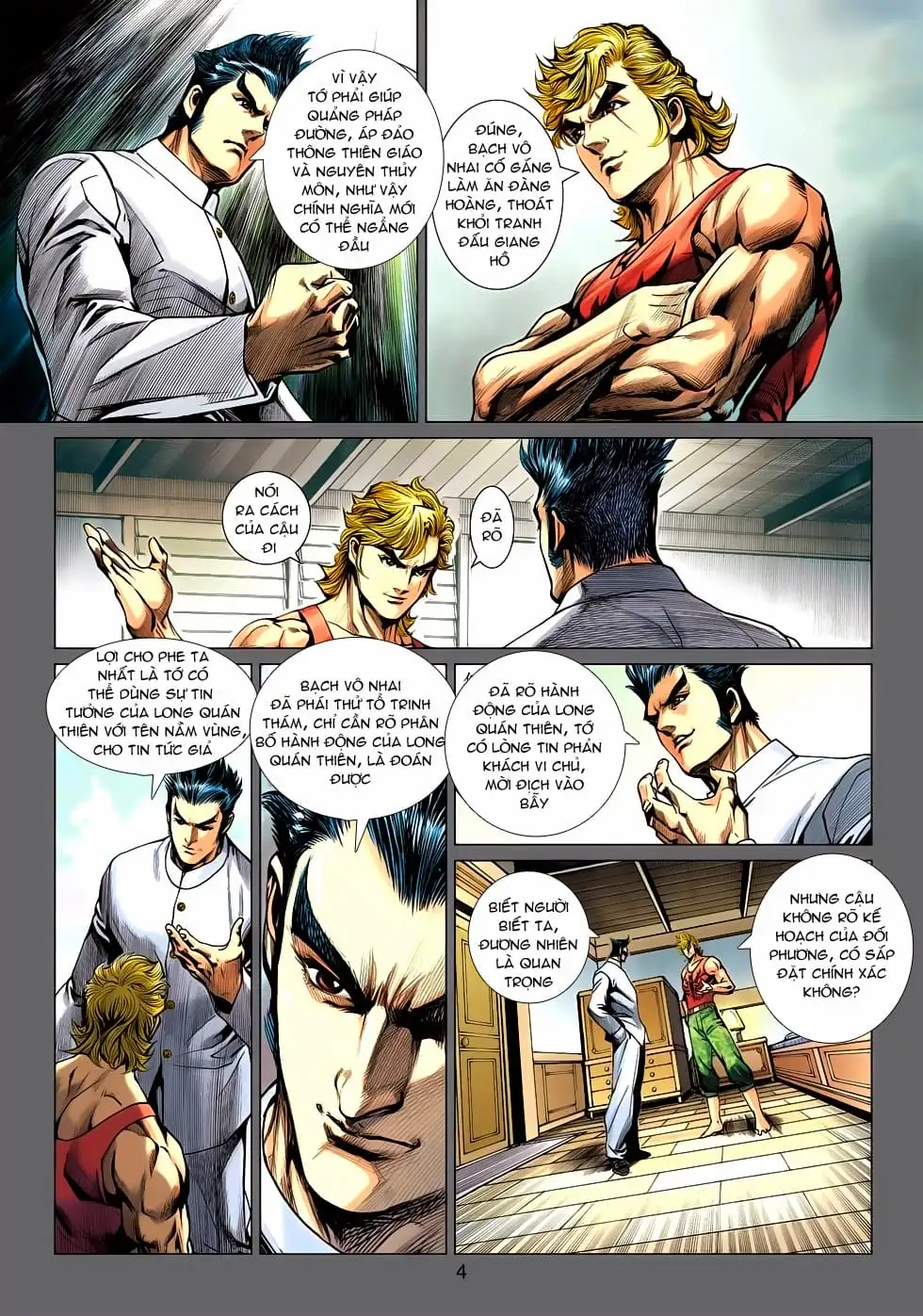 Truyện Tranh Tân Tác Long Hổ Môn trang 4