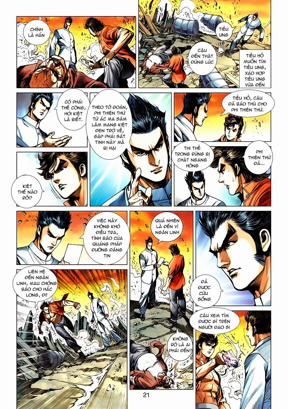 Truyện Tranh Tân Tác Long Hổ Môn trang 4