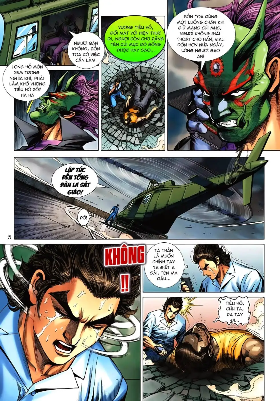 Truyện Tranh Tân Tác Long Hổ Môn trang 4