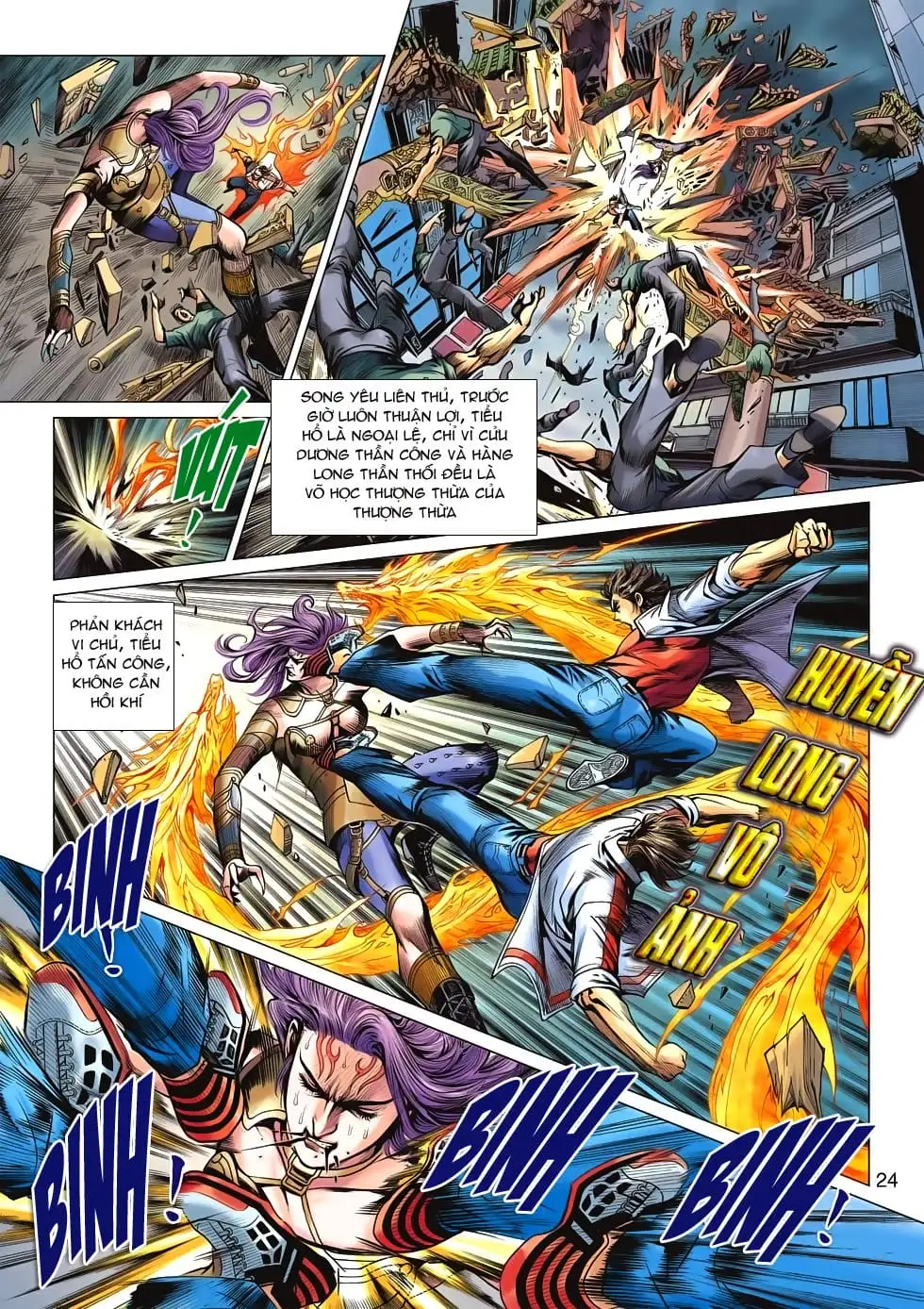 Truyện Tranh Tân Tác Long Hổ Môn trang 4