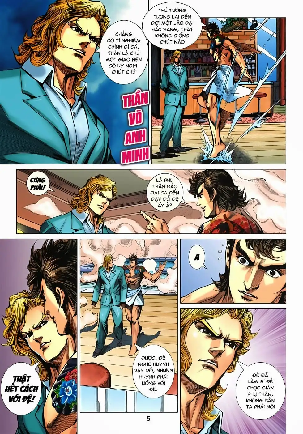 Truyện Tranh Tân Tác Long Hổ Môn trang 4