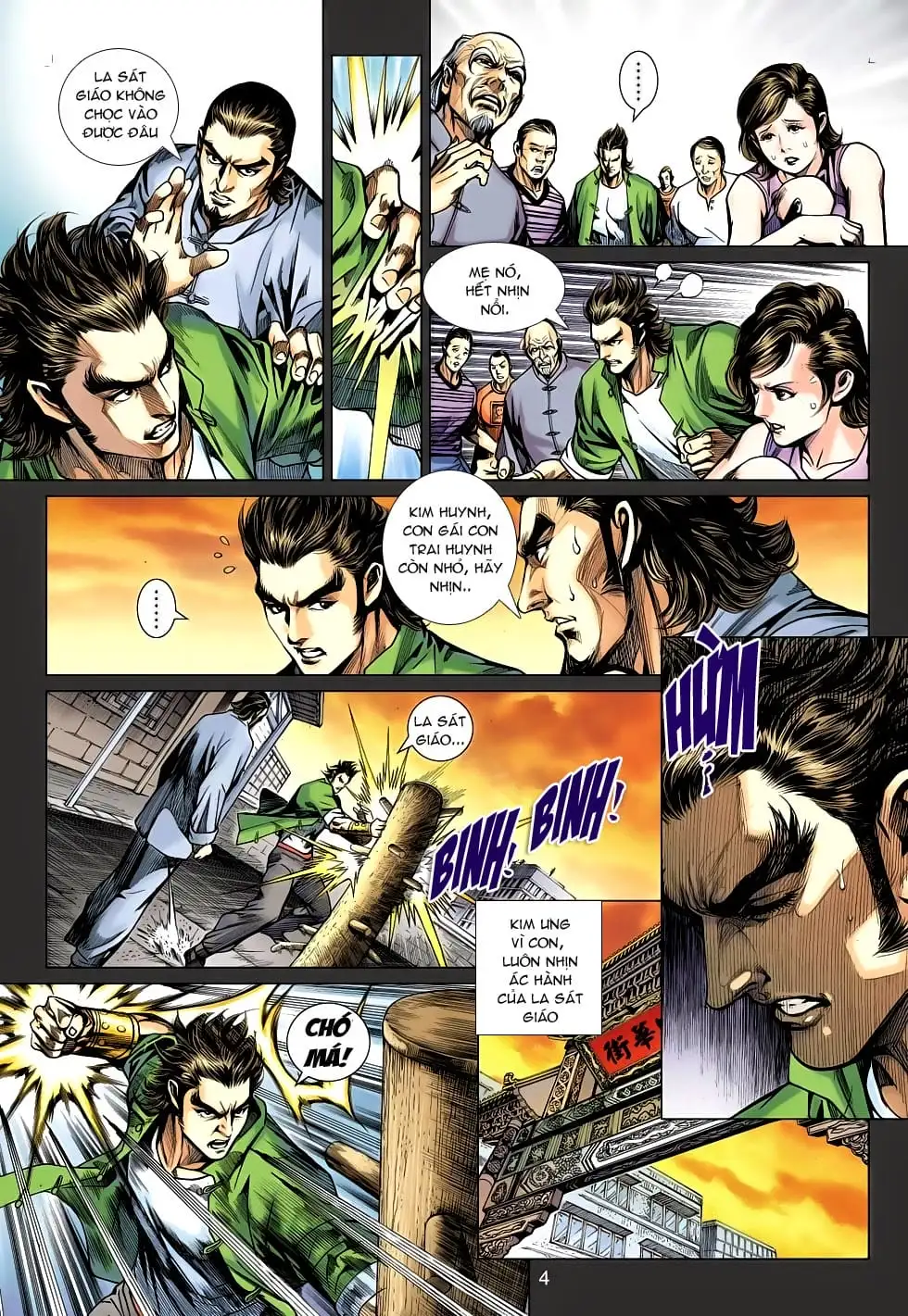 Truyện Tranh Tân Tác Long Hổ Môn trang 4