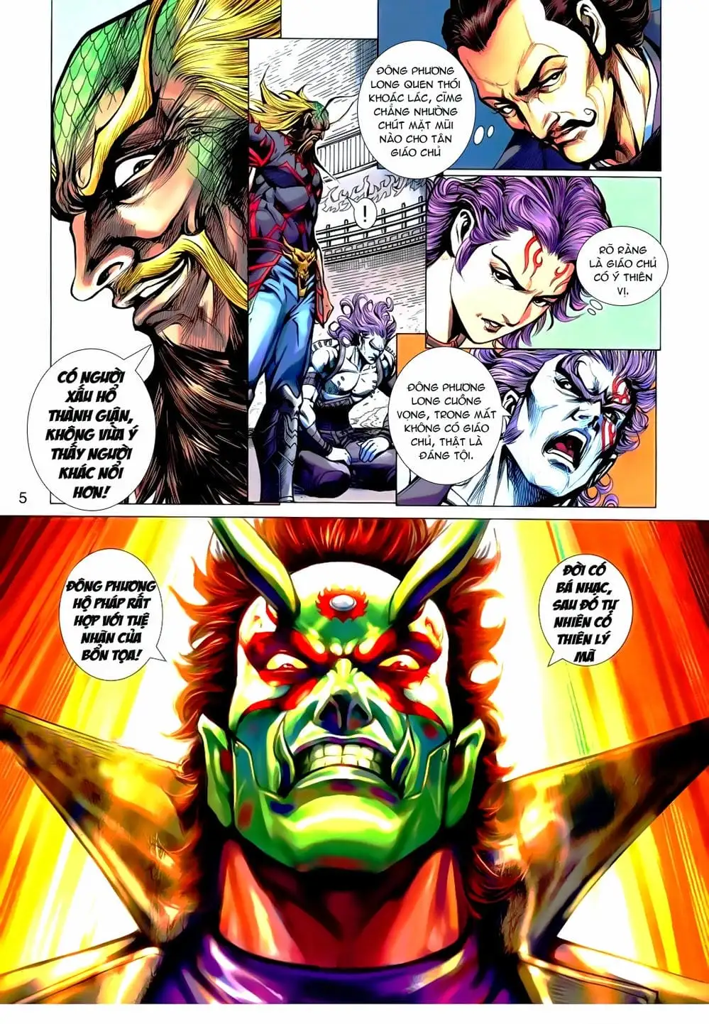 Truyện Tranh Tân Tác Long Hổ Môn trang 4