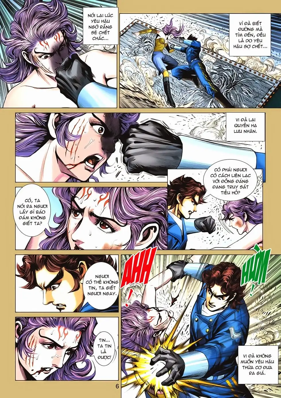 Truyện Tranh Tân Tác Long Hổ Môn trang 4