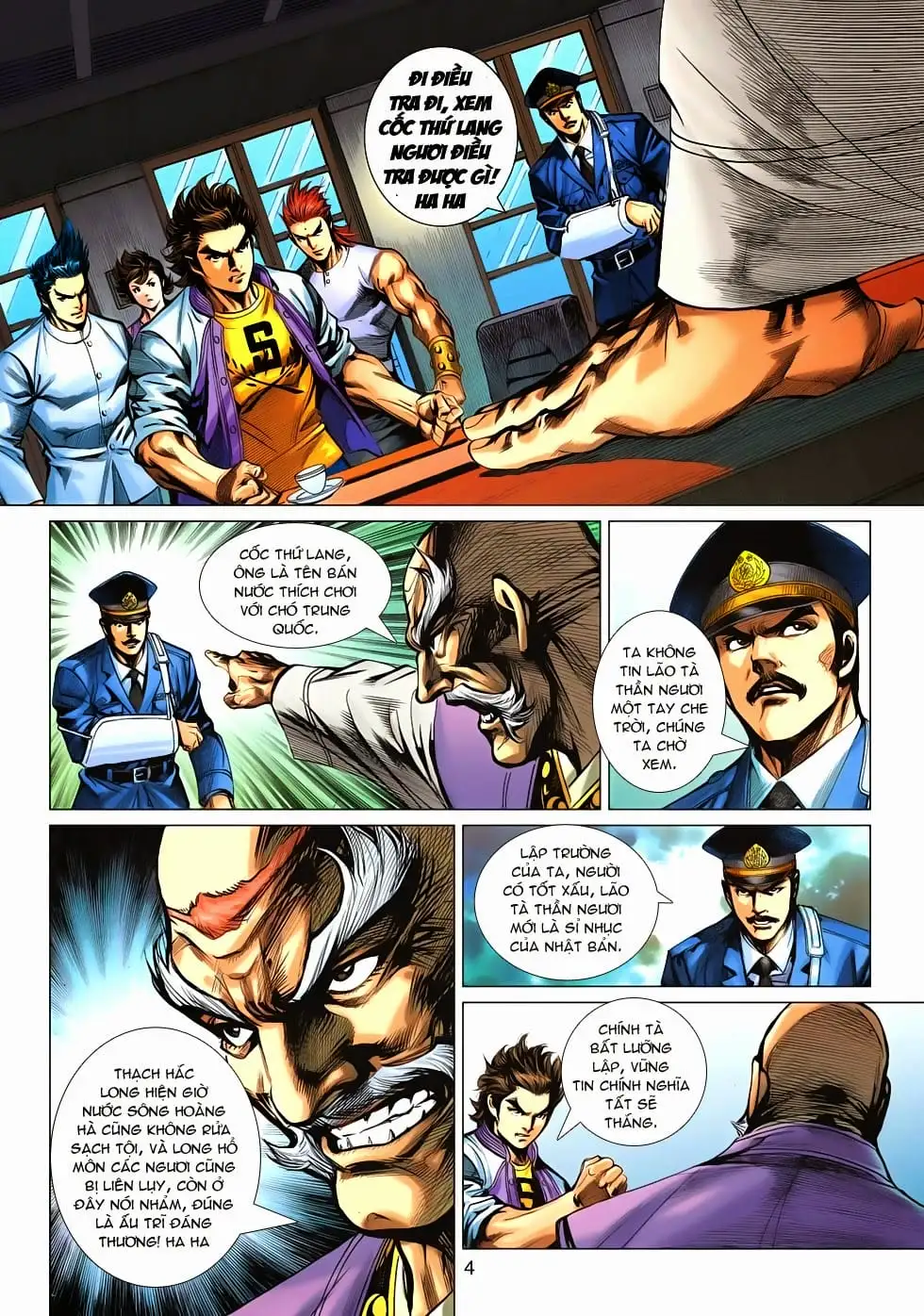 Truyện Tranh Tân Tác Long Hổ Môn trang 4