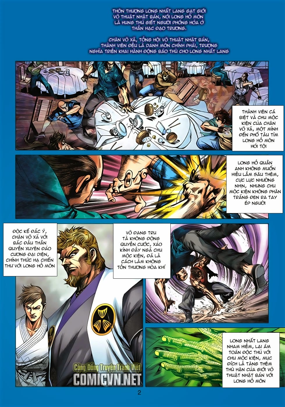 Truyện Tranh Tân Tác Long Hổ Môn trang 4