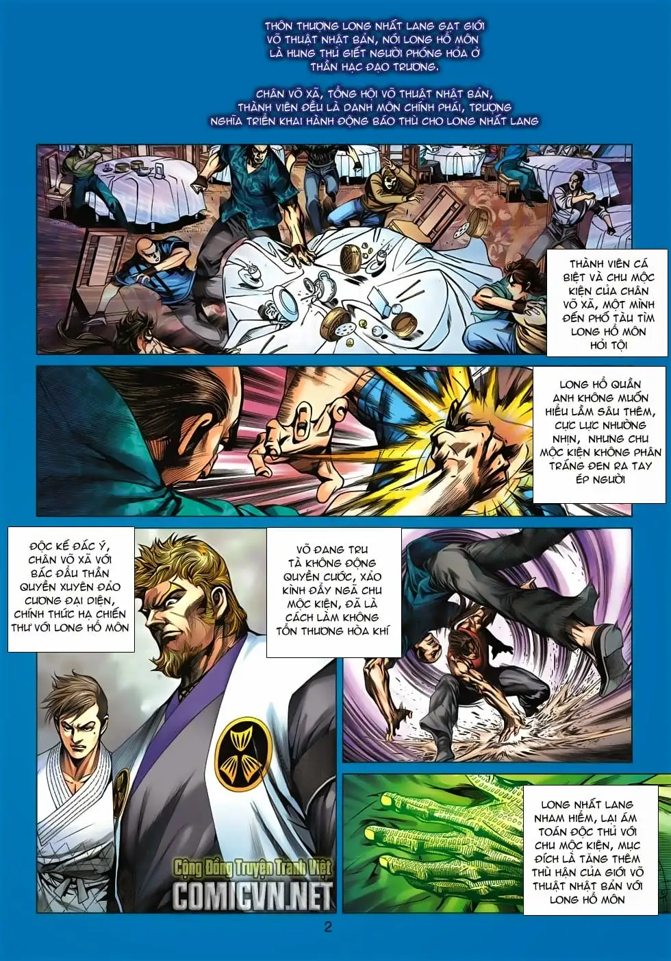 Truyện Tranh Tân Tác Long Hổ Môn trang 4