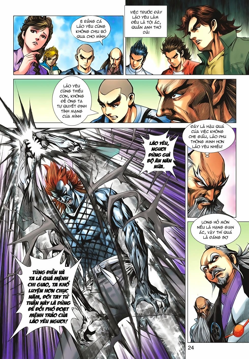 Truyện Tranh Tân Tác Long Hổ Môn trang 4