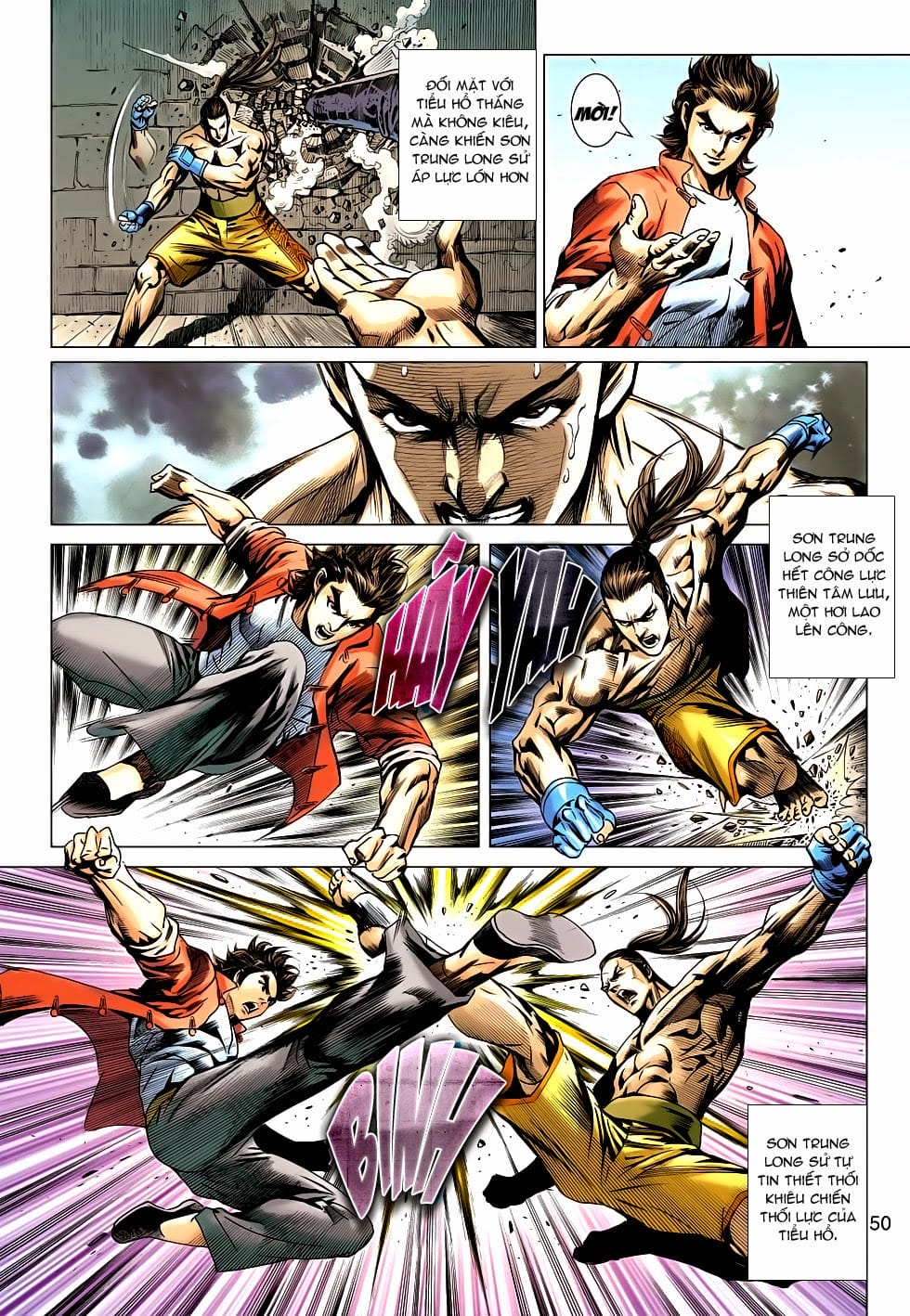 Truyện Tranh Tân Tác Long Hổ Môn trang 4