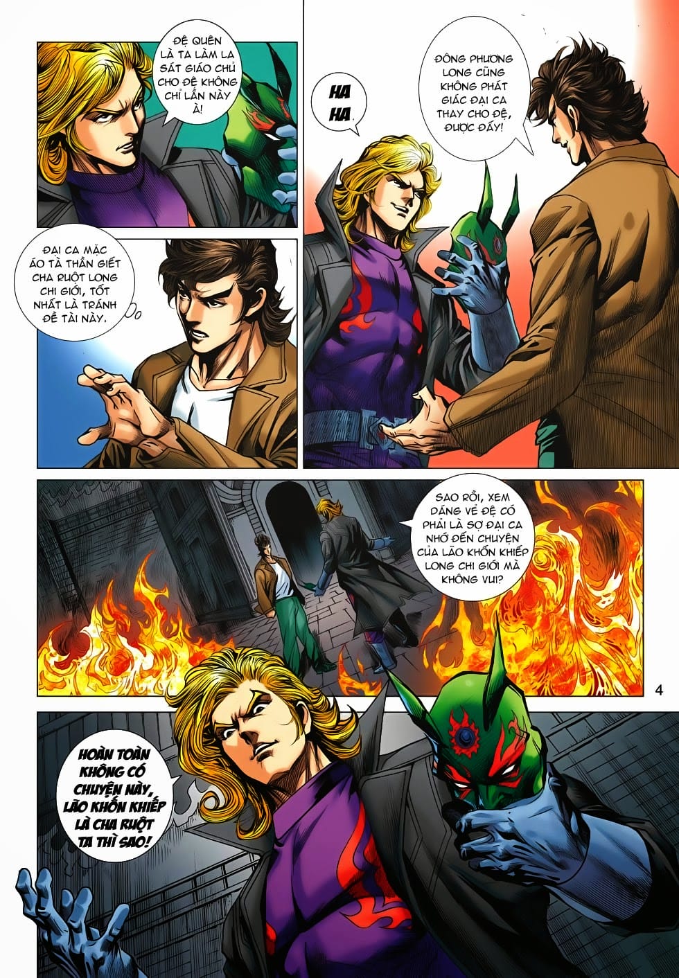 Truyện Tranh Tân Tác Long Hổ Môn trang 4