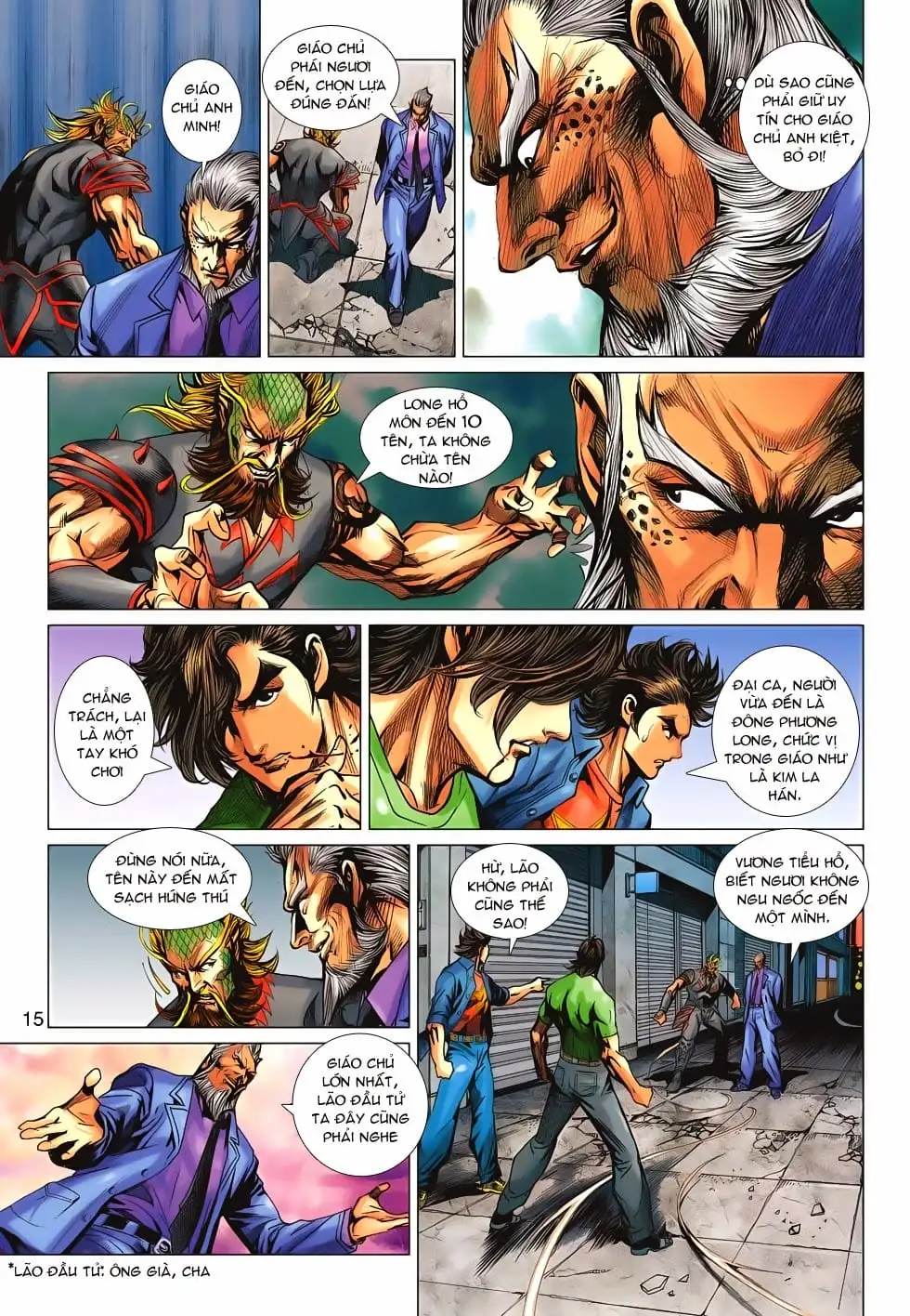 Truyện Tranh Tân Tác Long Hổ Môn trang 4