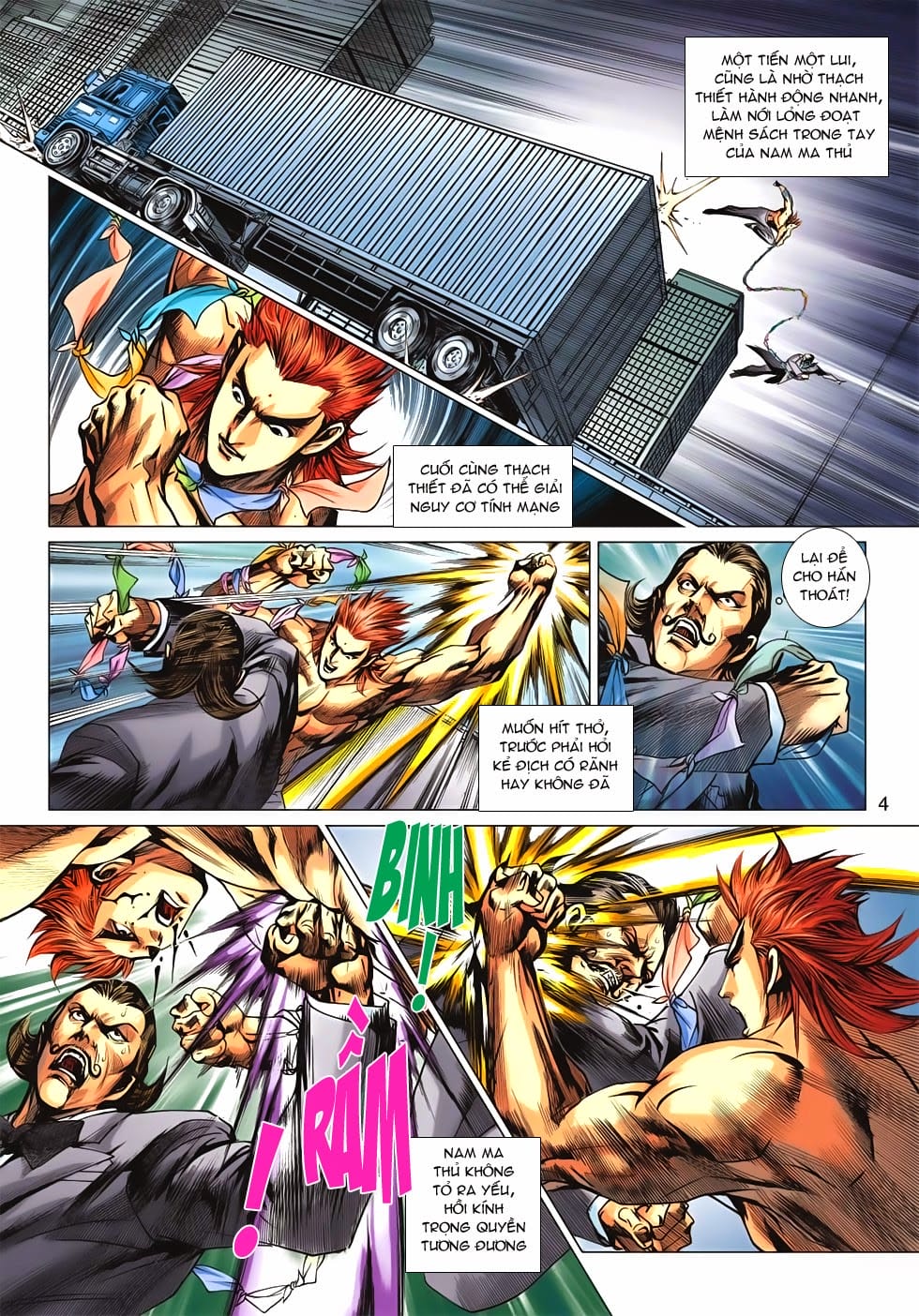Truyện Tranh Tân Tác Long Hổ Môn trang 4
