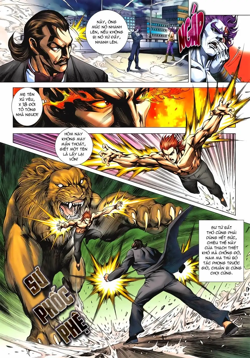 Truyện Tranh Tân Tác Long Hổ Môn trang 4