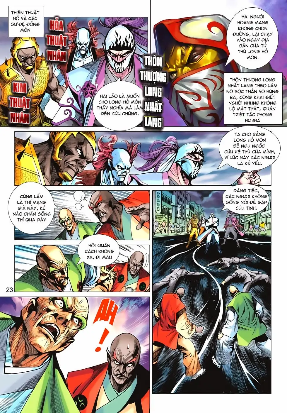 Truyện Tranh Tân Tác Long Hổ Môn trang 4