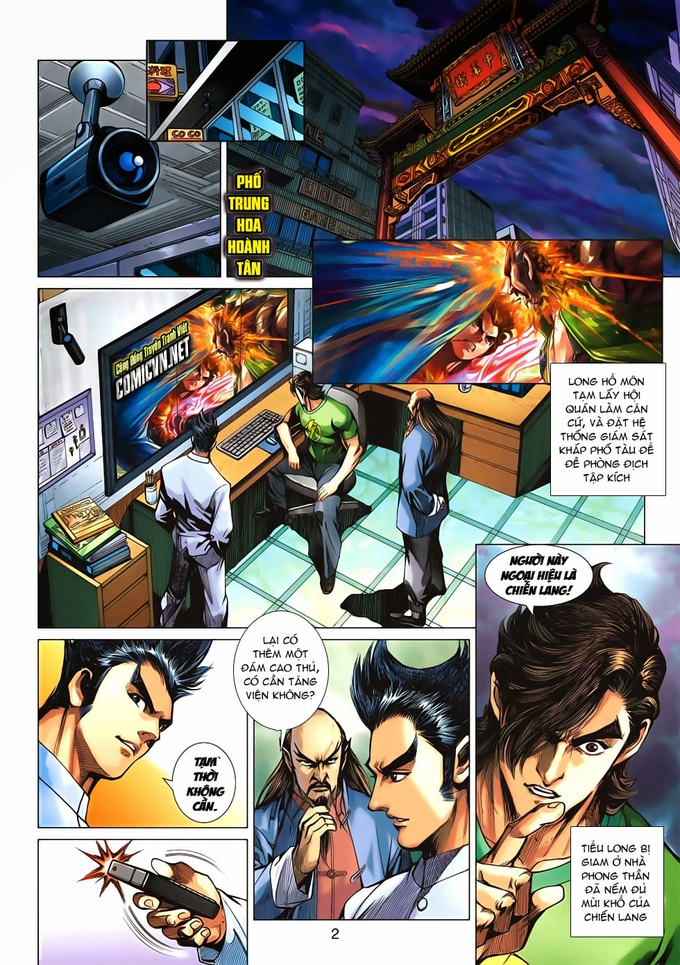 Truyện Tranh Tân Tác Long Hổ Môn trang 4