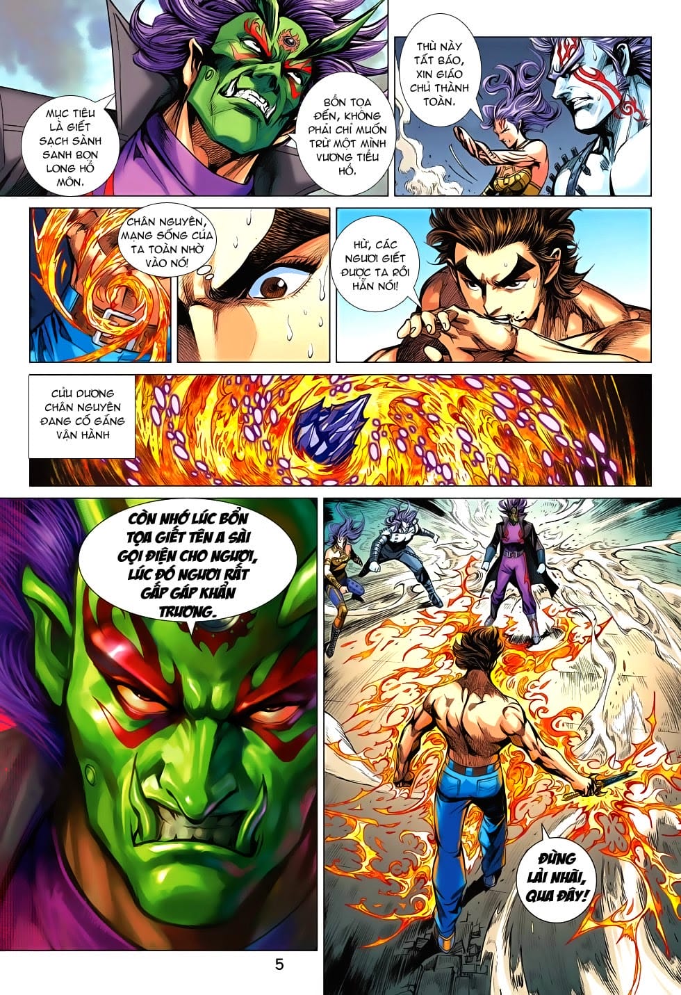 Truyện Tranh Tân Tác Long Hổ Môn trang 4