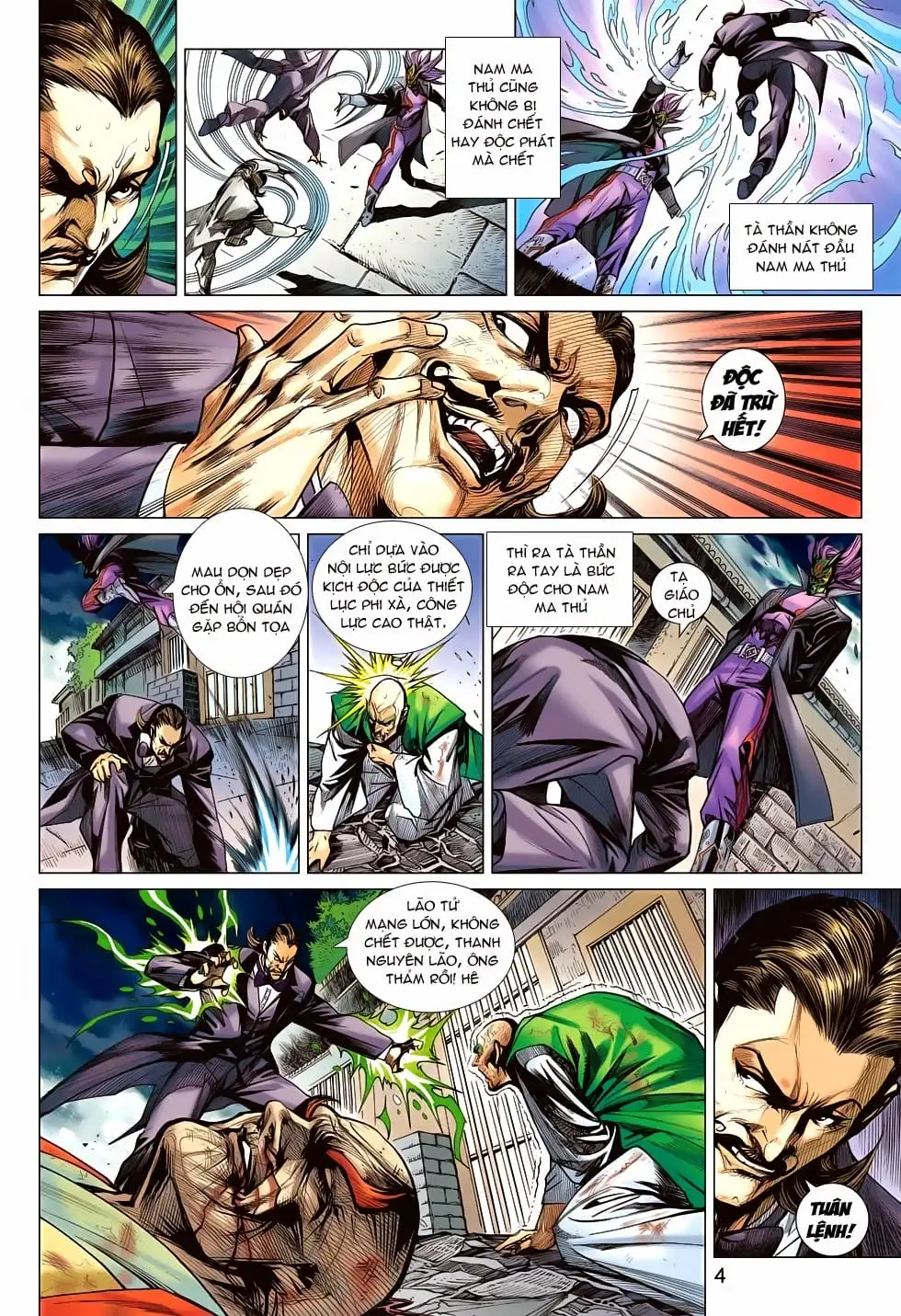 Truyện Tranh Tân Tác Long Hổ Môn trang 4