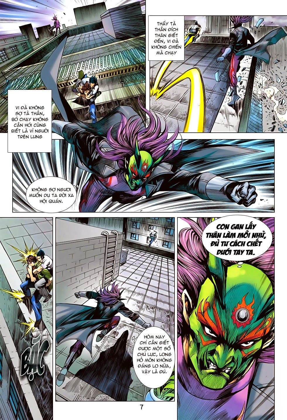 Truyện Tranh Tân Tác Long Hổ Môn trang 4