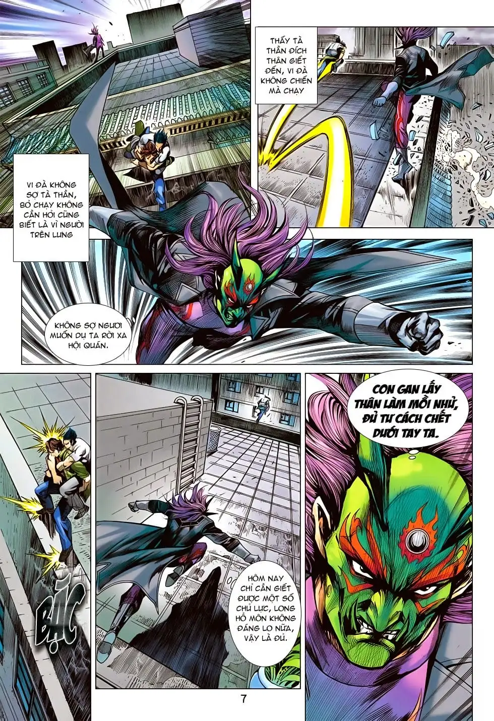 Truyện Tranh Tân Tác Long Hổ Môn trang 4