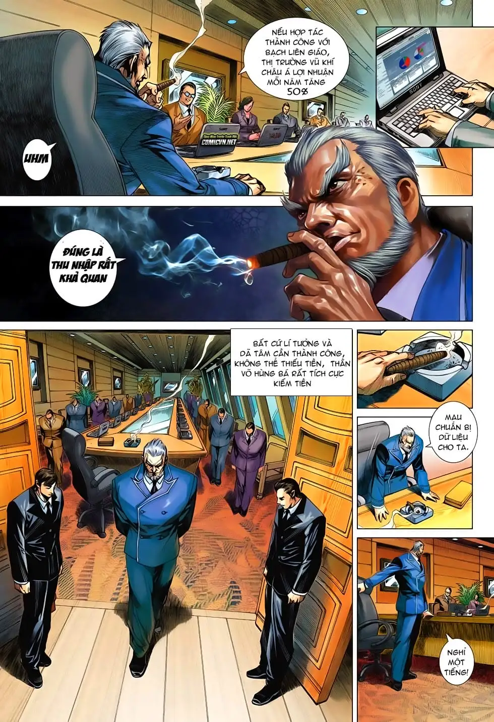 Truyện Tranh Tân Tác Long Hổ Môn trang 4