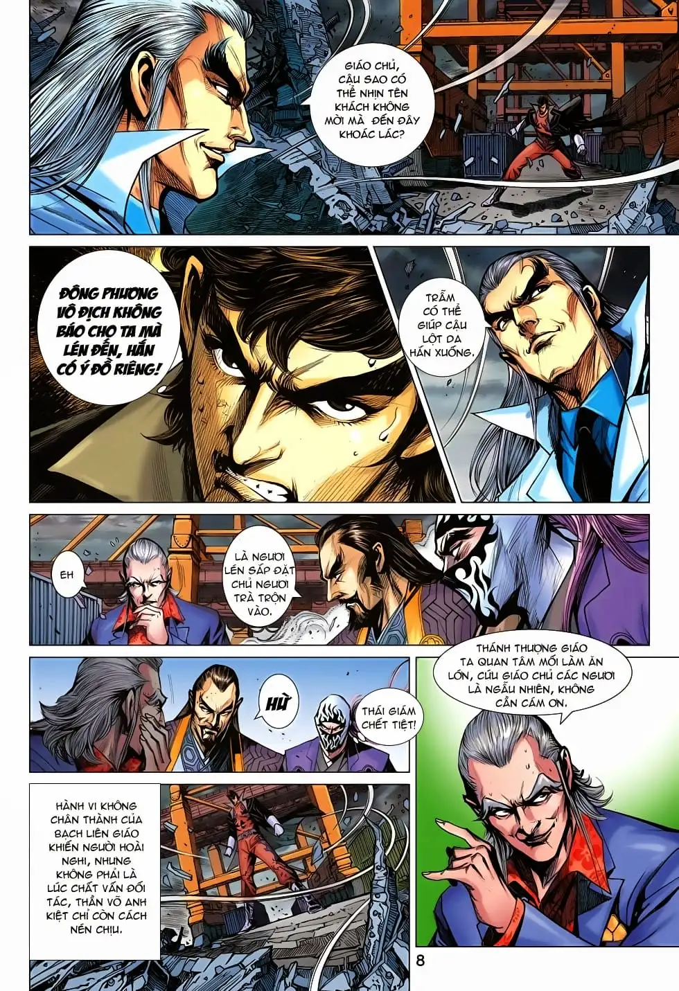 Truyện Tranh Tân Tác Long Hổ Môn trang 4