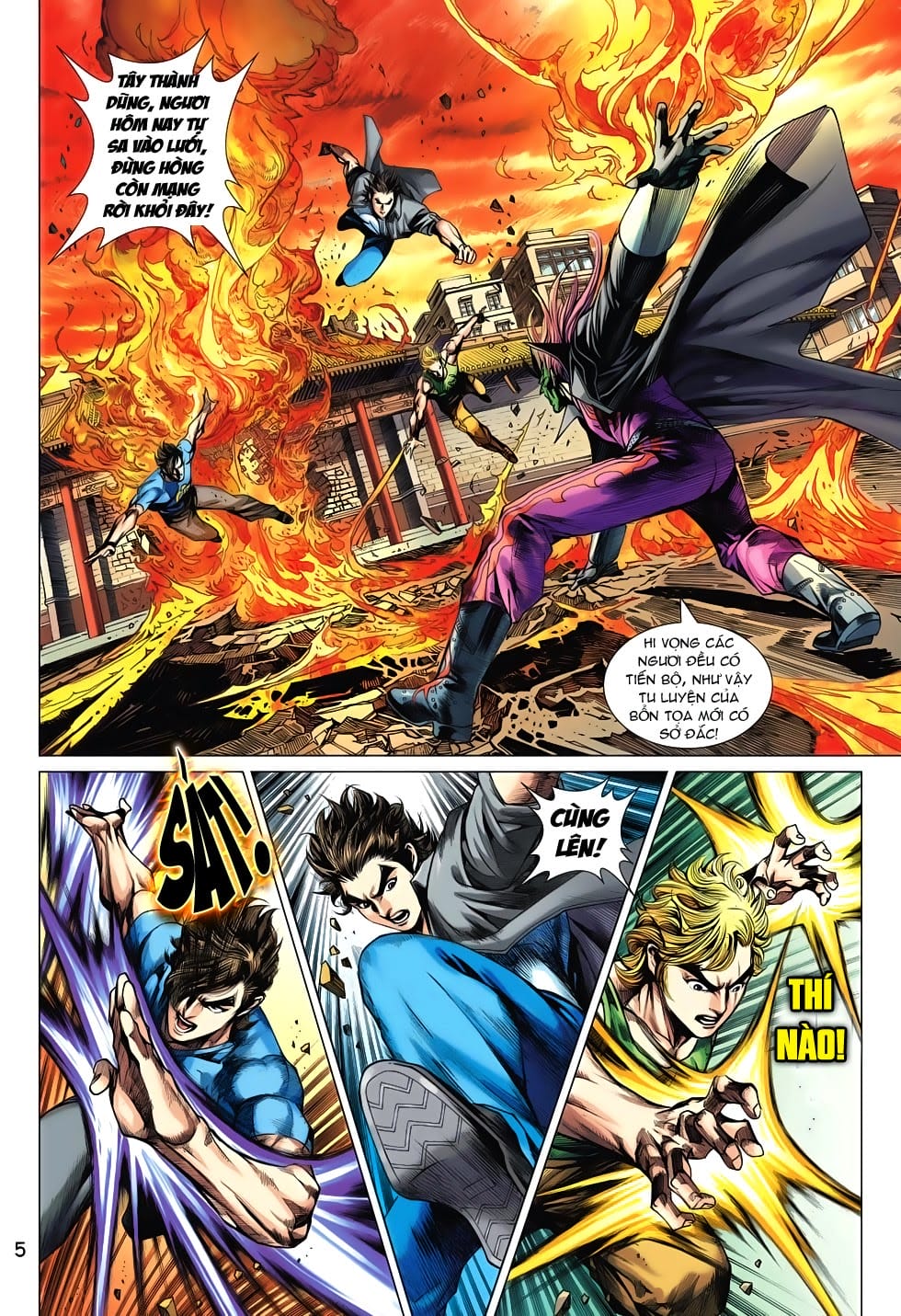 Truyện Tranh Tân Tác Long Hổ Môn trang 4