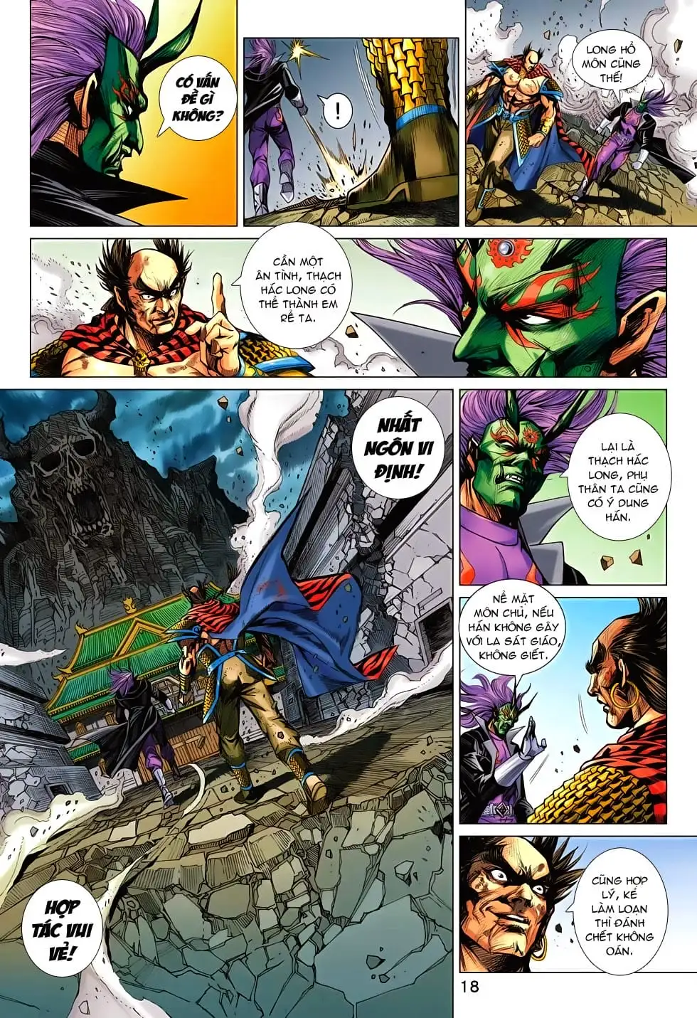 Truyện Tranh Tân Tác Long Hổ Môn trang 4