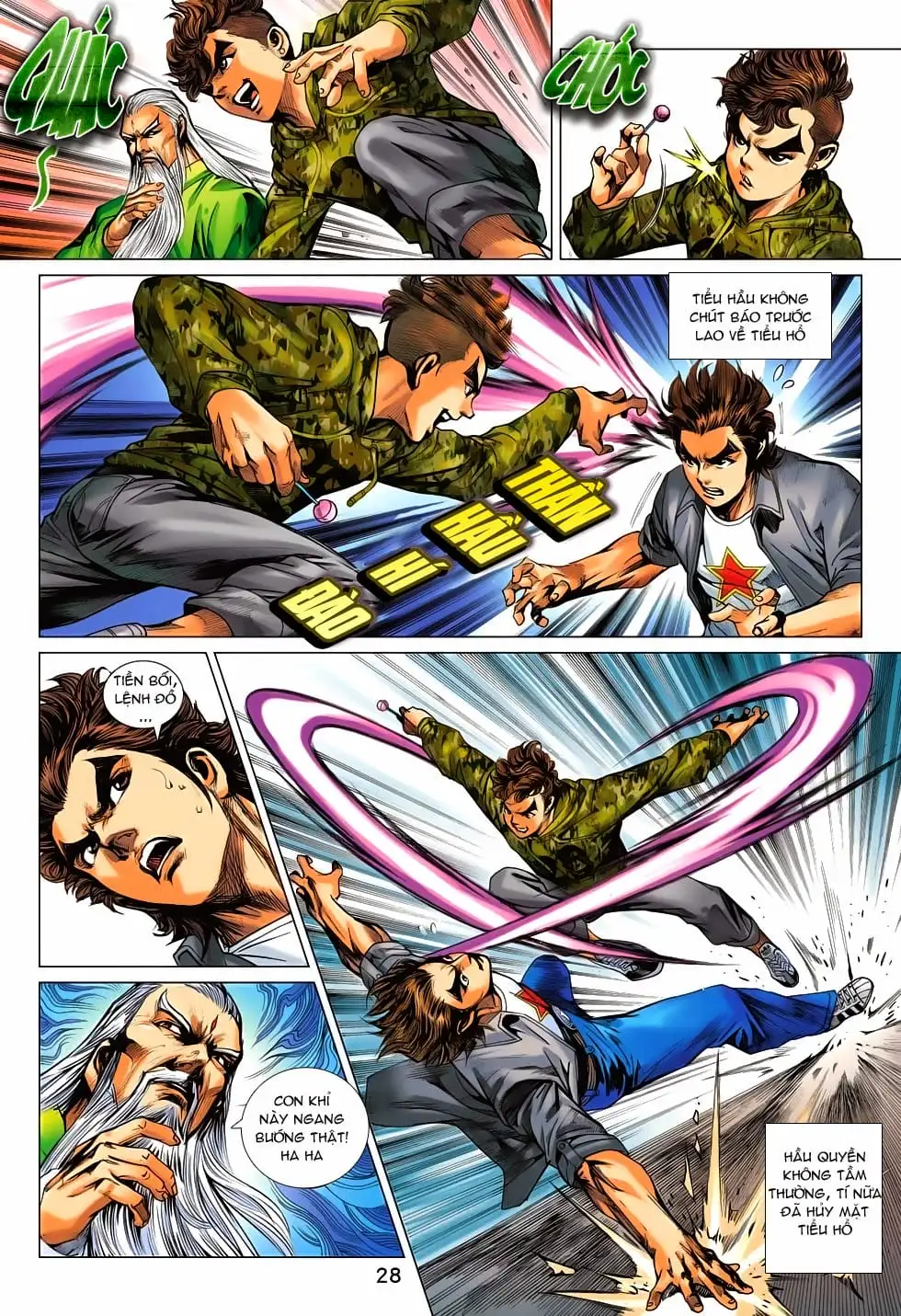 Truyện Tranh Tân Tác Long Hổ Môn trang 4