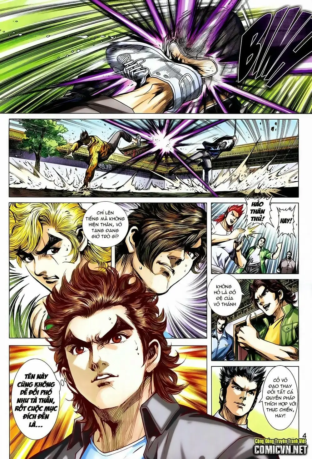 Truyện Tranh Tân Tác Long Hổ Môn trang 4