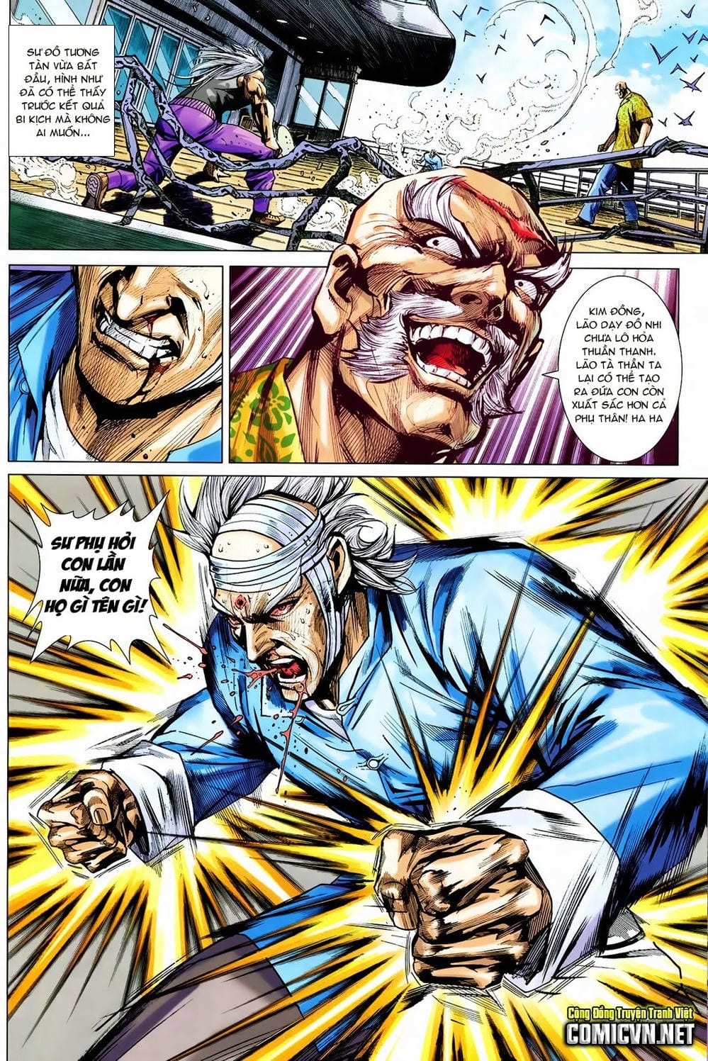 Truyện Tranh Tân Tác Long Hổ Môn trang 4