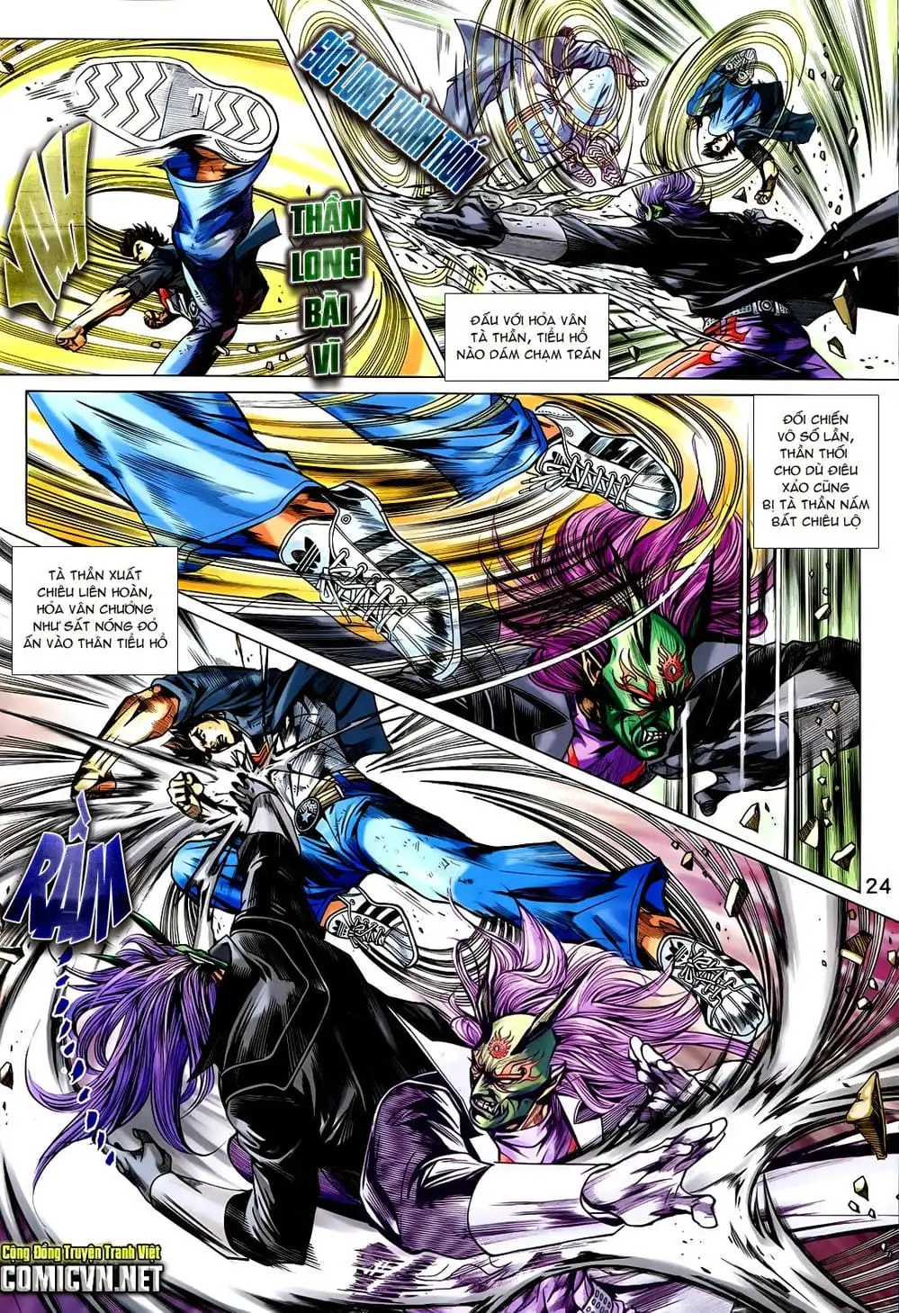 Truyện Tranh Tân Tác Long Hổ Môn trang 4