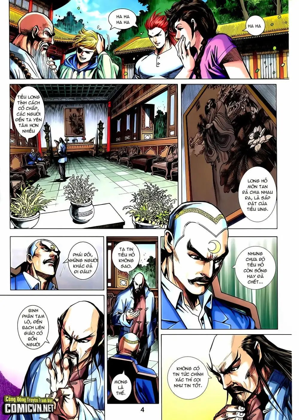 Truyện Tranh Tân Tác Long Hổ Môn trang 4