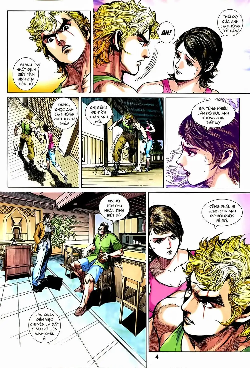 Truyện Tranh Tân Tác Long Hổ Môn trang 4