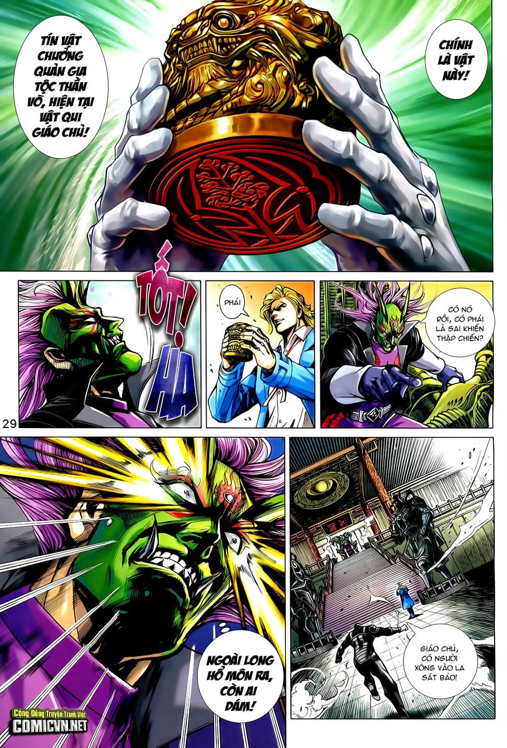 Truyện Tranh Tân Tác Long Hổ Môn trang 4