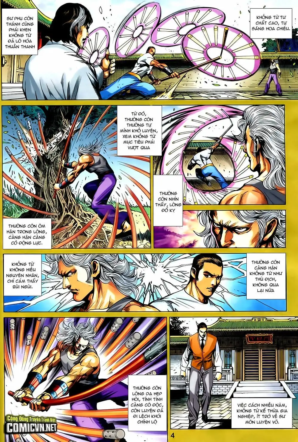 Truyện Tranh Tân Tác Long Hổ Môn trang 4