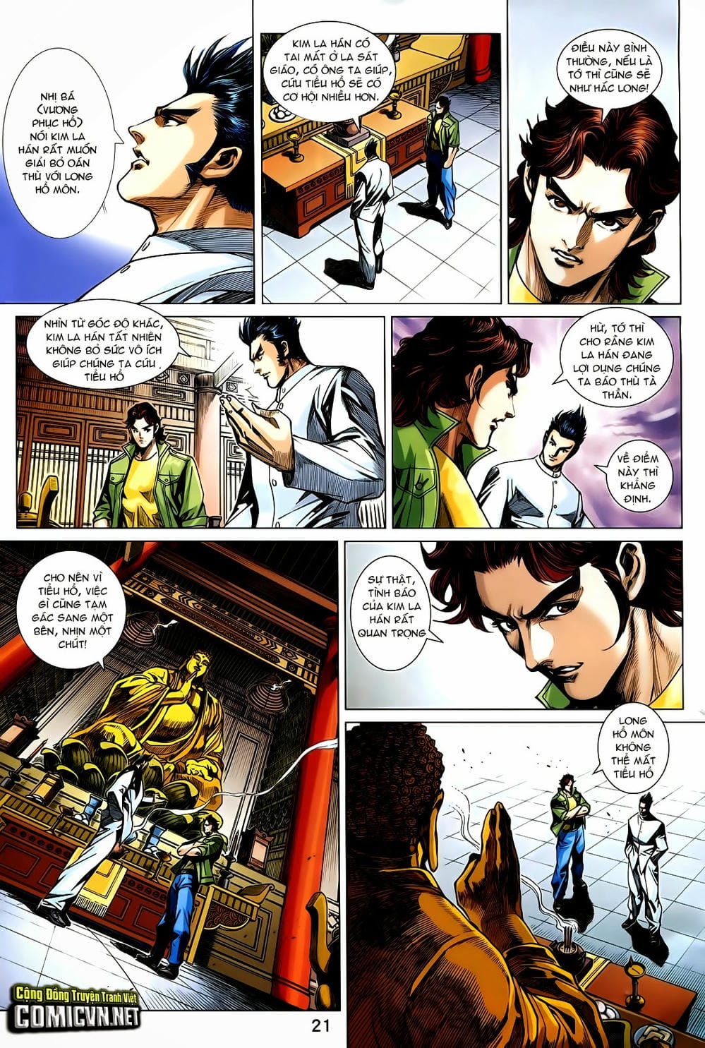 Truyện Tranh Tân Tác Long Hổ Môn trang 4