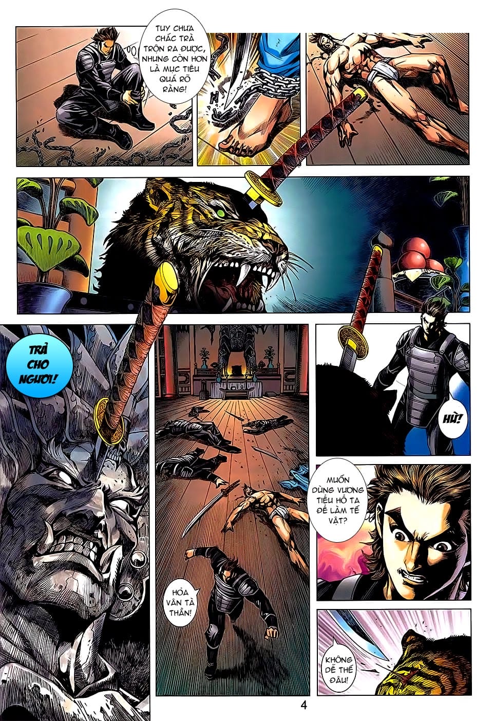 Truyện Tranh Tân Tác Long Hổ Môn trang 4