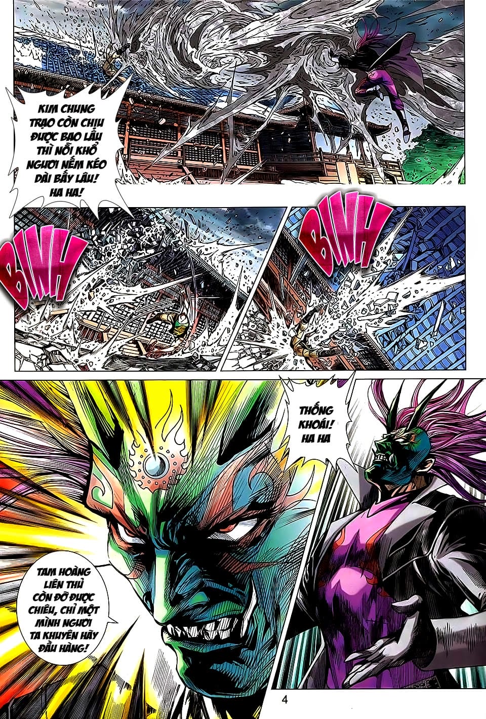 Truyện Tranh Tân Tác Long Hổ Môn trang 4
