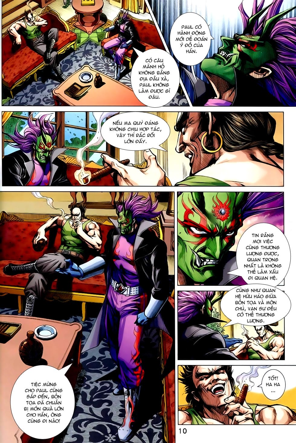 Truyện Tranh Tân Tác Long Hổ Môn trang 4