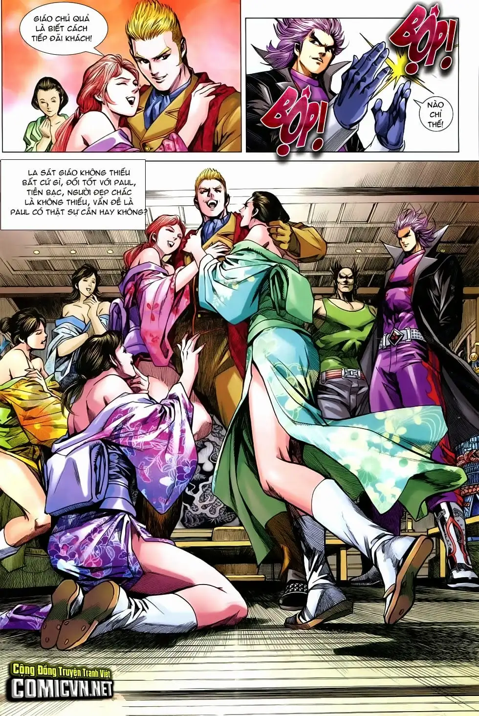 Truyện Tranh Tân Tác Long Hổ Môn trang 4