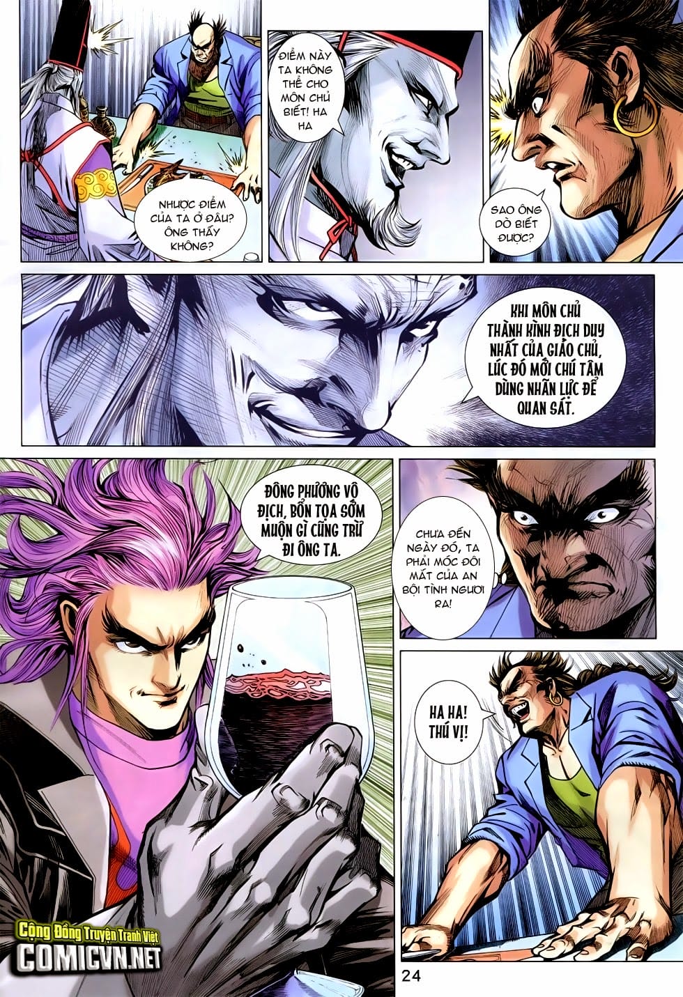 Truyện Tranh Tân Tác Long Hổ Môn trang 4