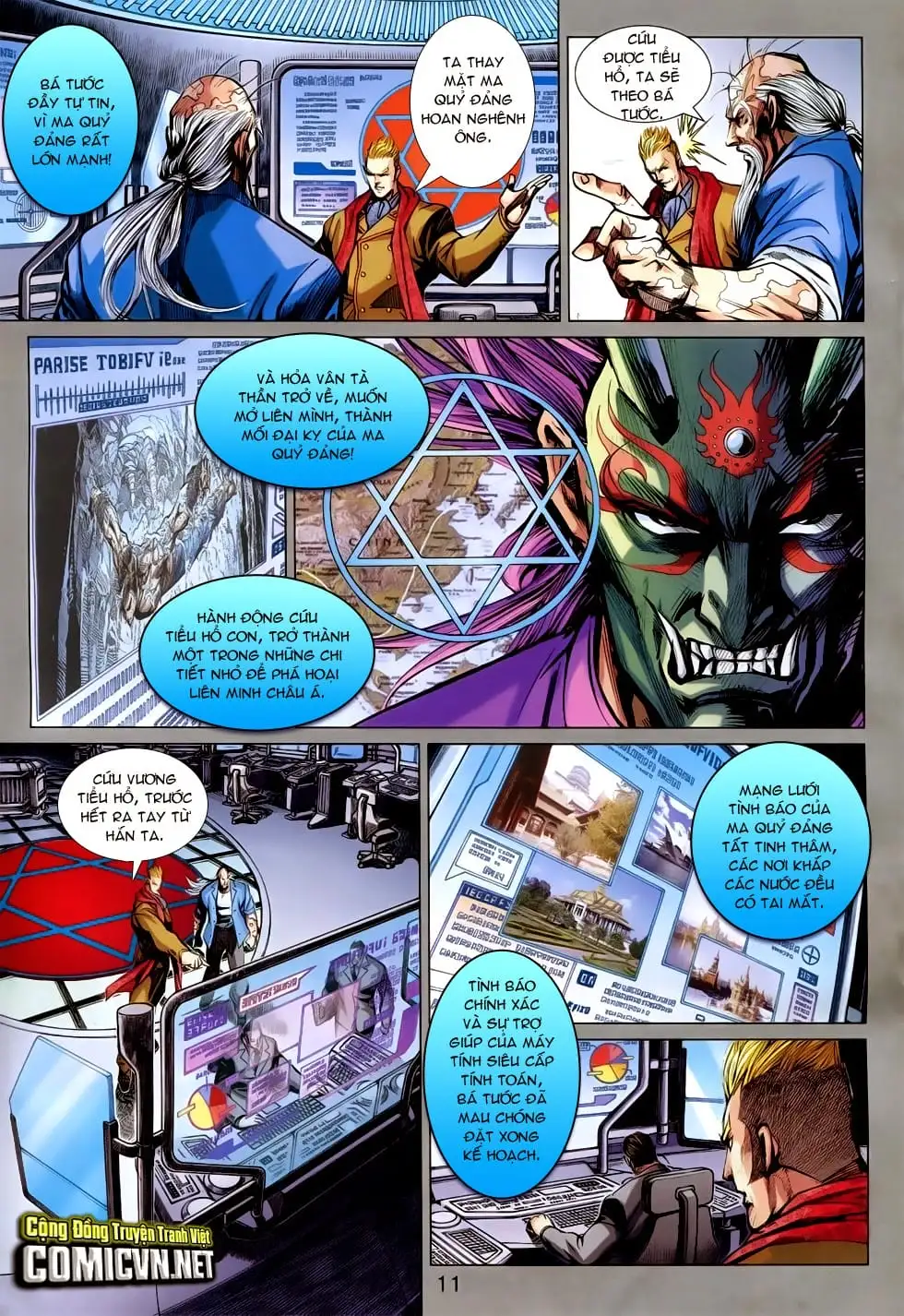 Truyện Tranh Tân Tác Long Hổ Môn trang 4