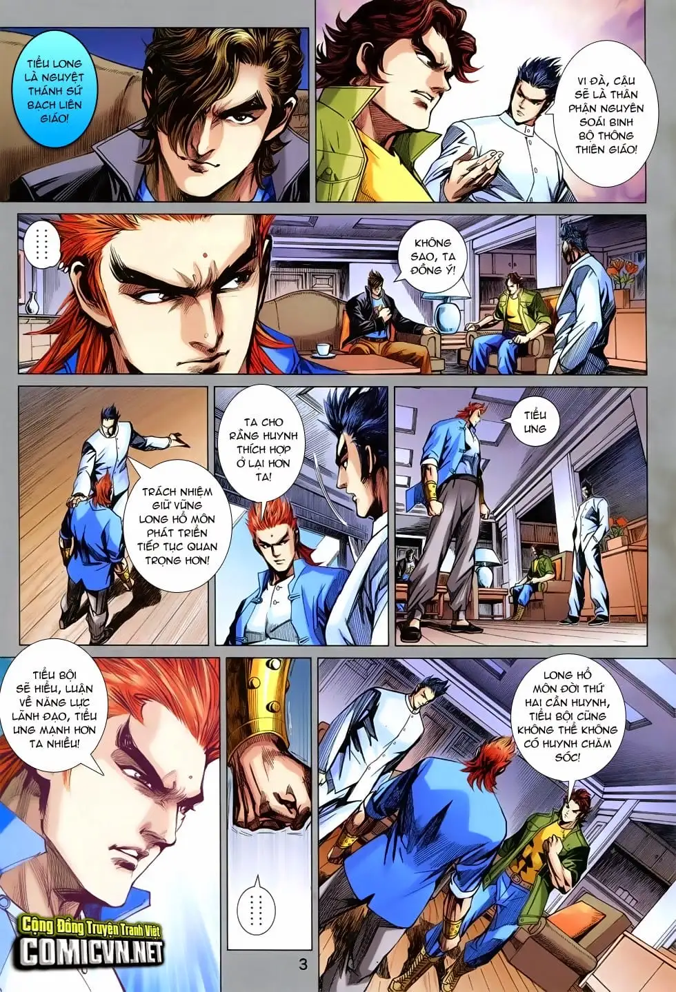 Truyện Tranh Tân Tác Long Hổ Môn trang 4